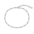 Silver Filia Curb Chain Bracelet